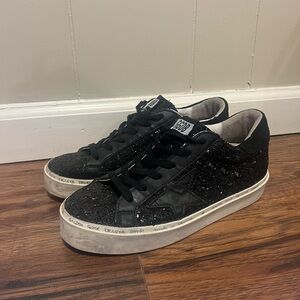 Golden Goose Black and White Sneakers